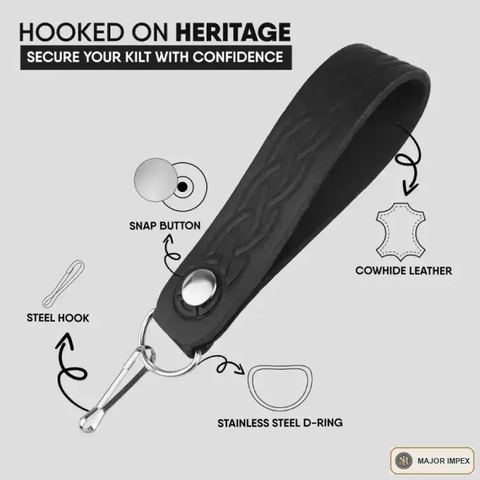 Black emboos from the Major Impex HOCK SUSPENDER range