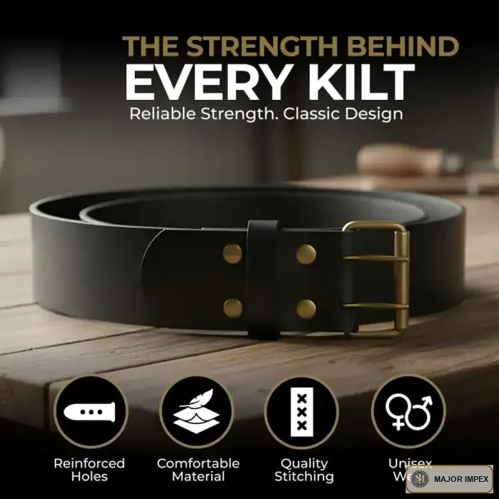 Black from the Major Impex Kilt belt range
