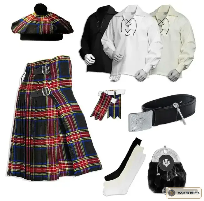 Black Stewart from the Major Impex Kilt set range