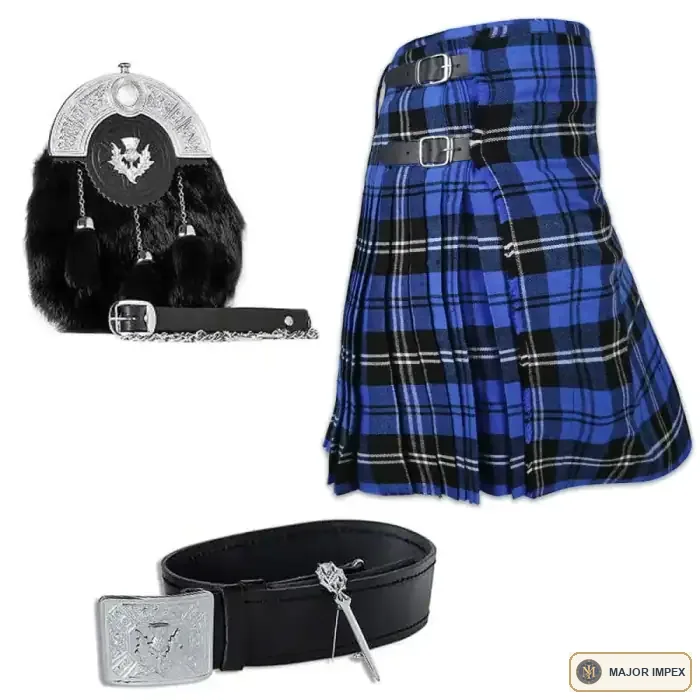 RAMSAY BLUE — 5-yard kilt set
